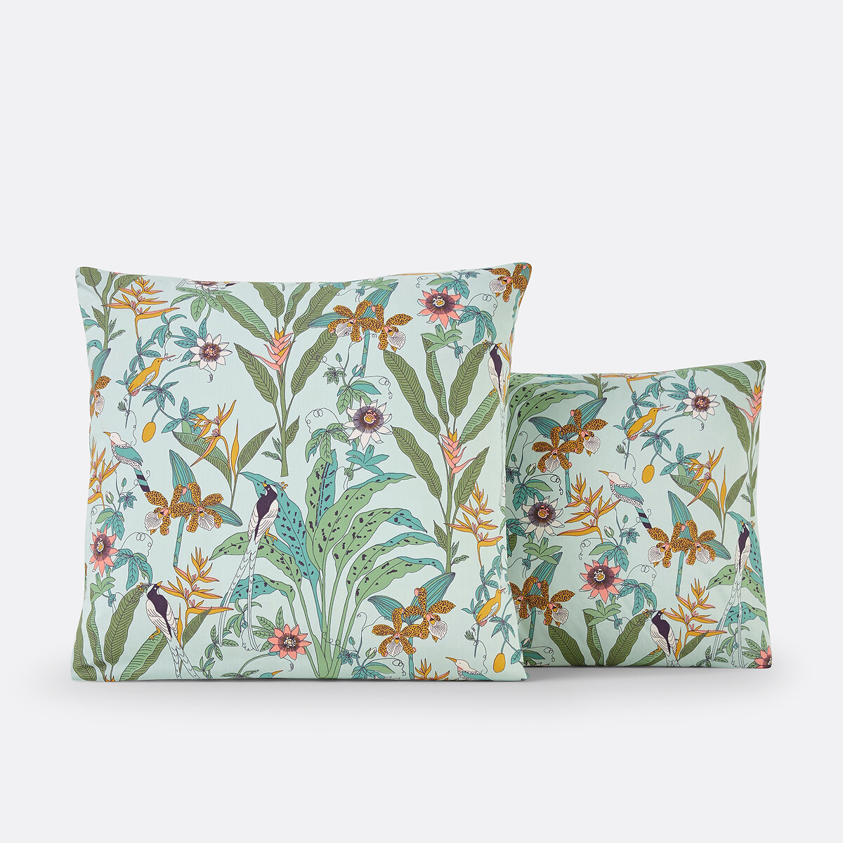 Taie oreiller percale de coton, Eden Flower imprimé, LA REDOUTE INTERIEURS