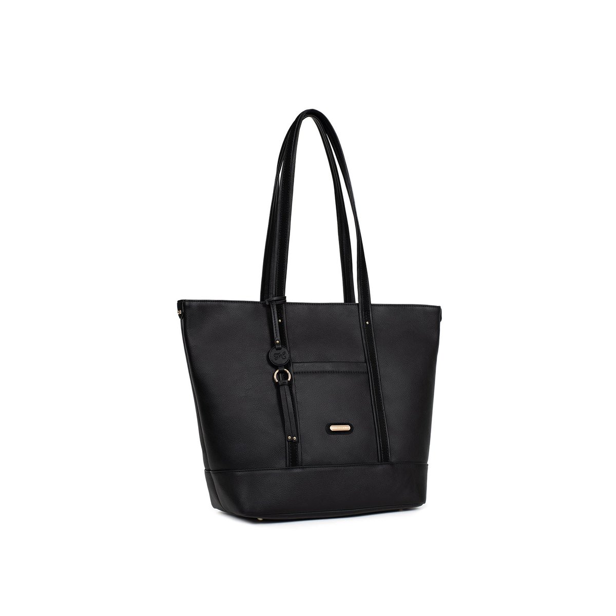 Sac cabas porté épaule  MOLY noir, HEXAGONA