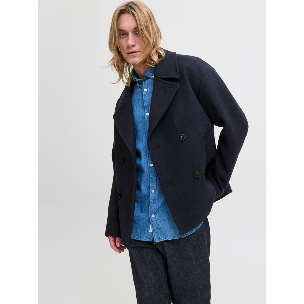 Manteau dark navy, JACK & JONES