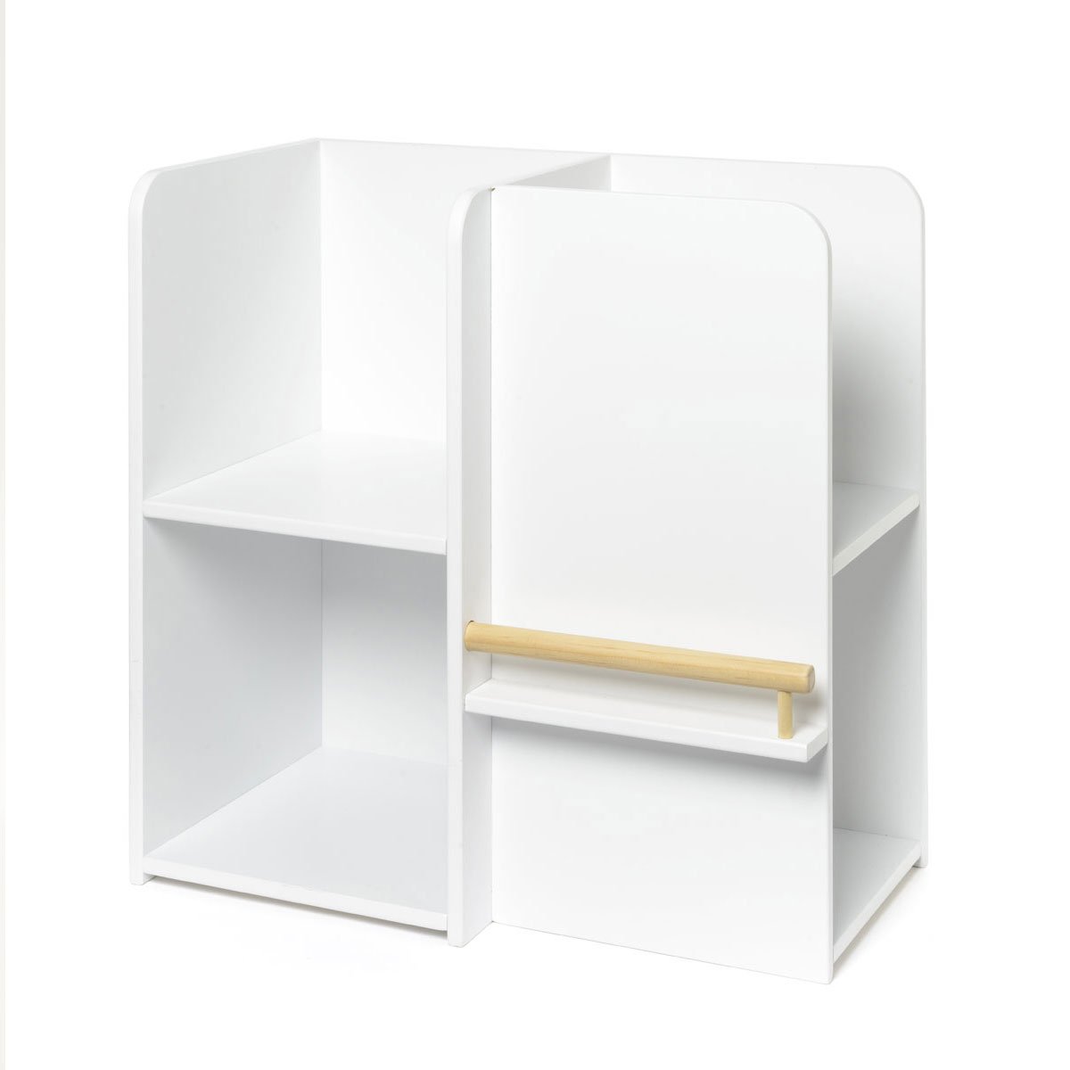 Petite bibliothèque multifaces blanc, OXYBUL 