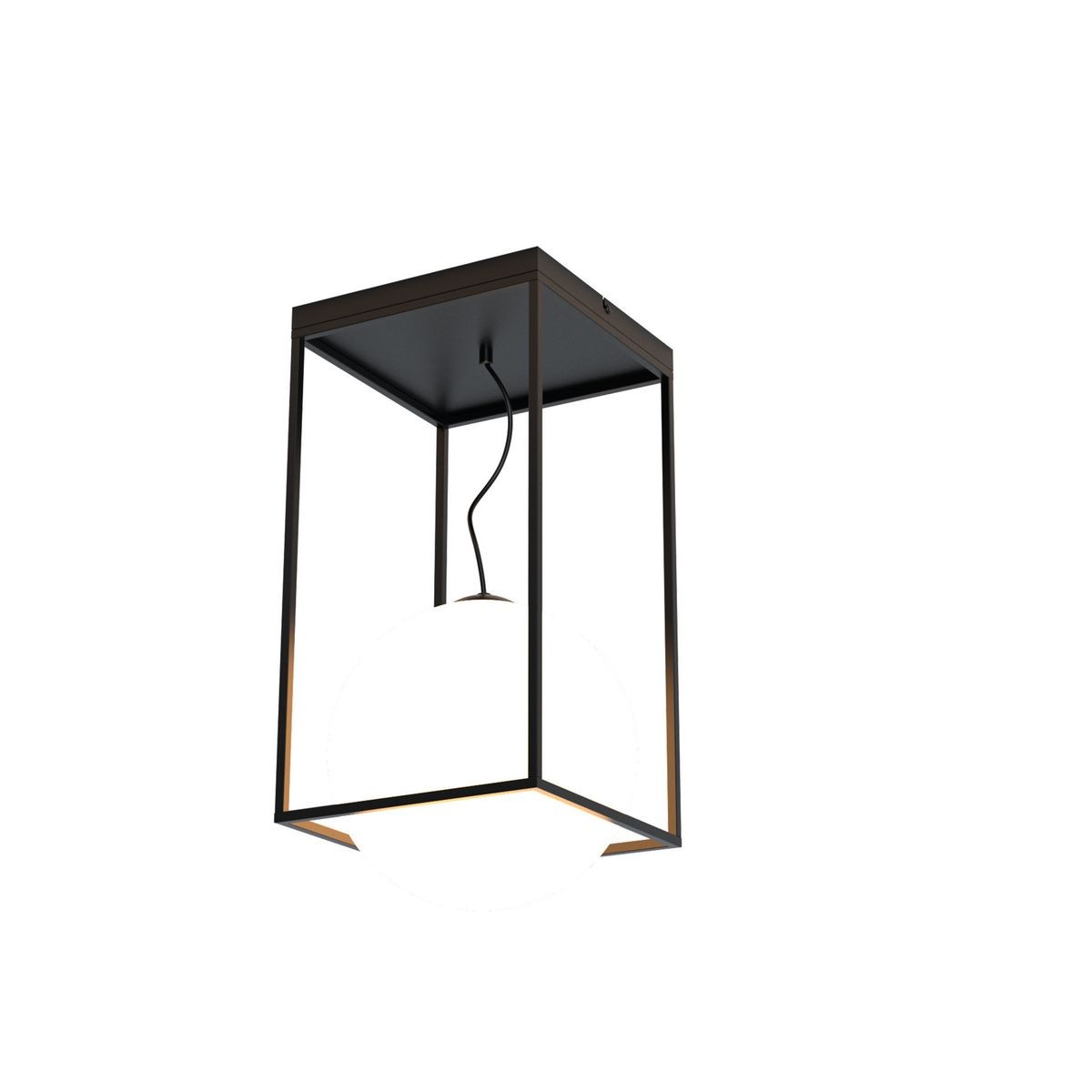 Plafonnier design en métal, D.30 , DESIGUAL noir, MANTRA