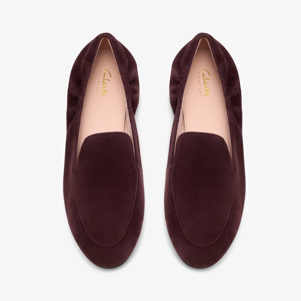 Mocassins Suède TAMNA PURE marron foncé, CLARKS
