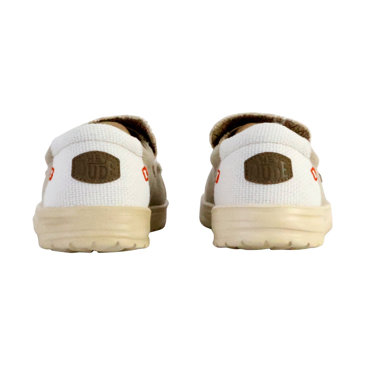 Moccassin à Enfiler Mikka Braided blanc cassé, HEY