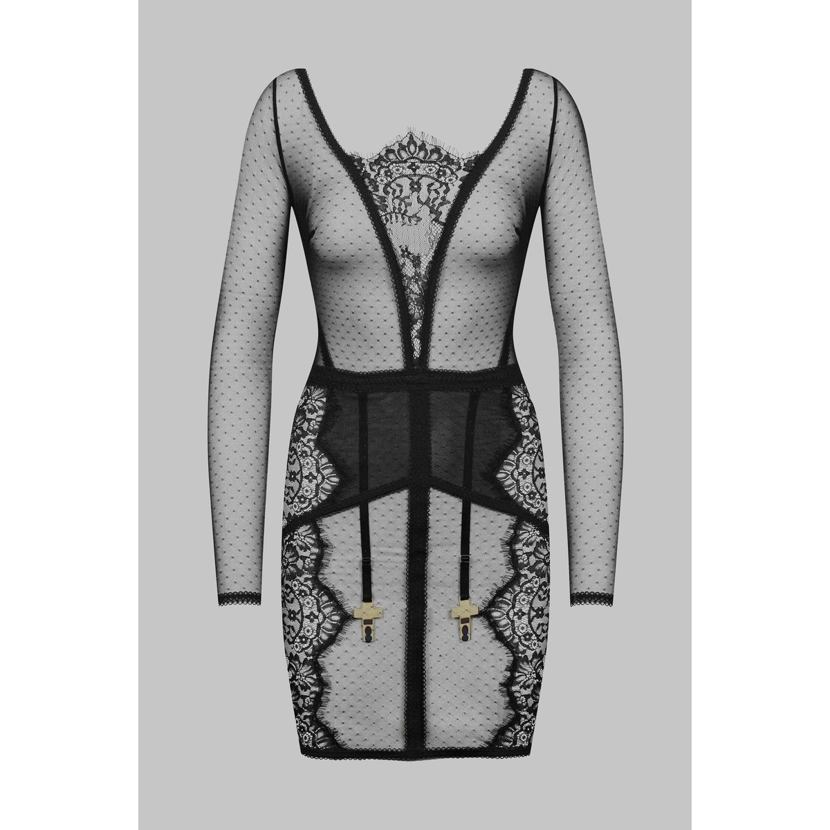 Robe INSPIRATION DIVINE noir, MAISON CLOSE