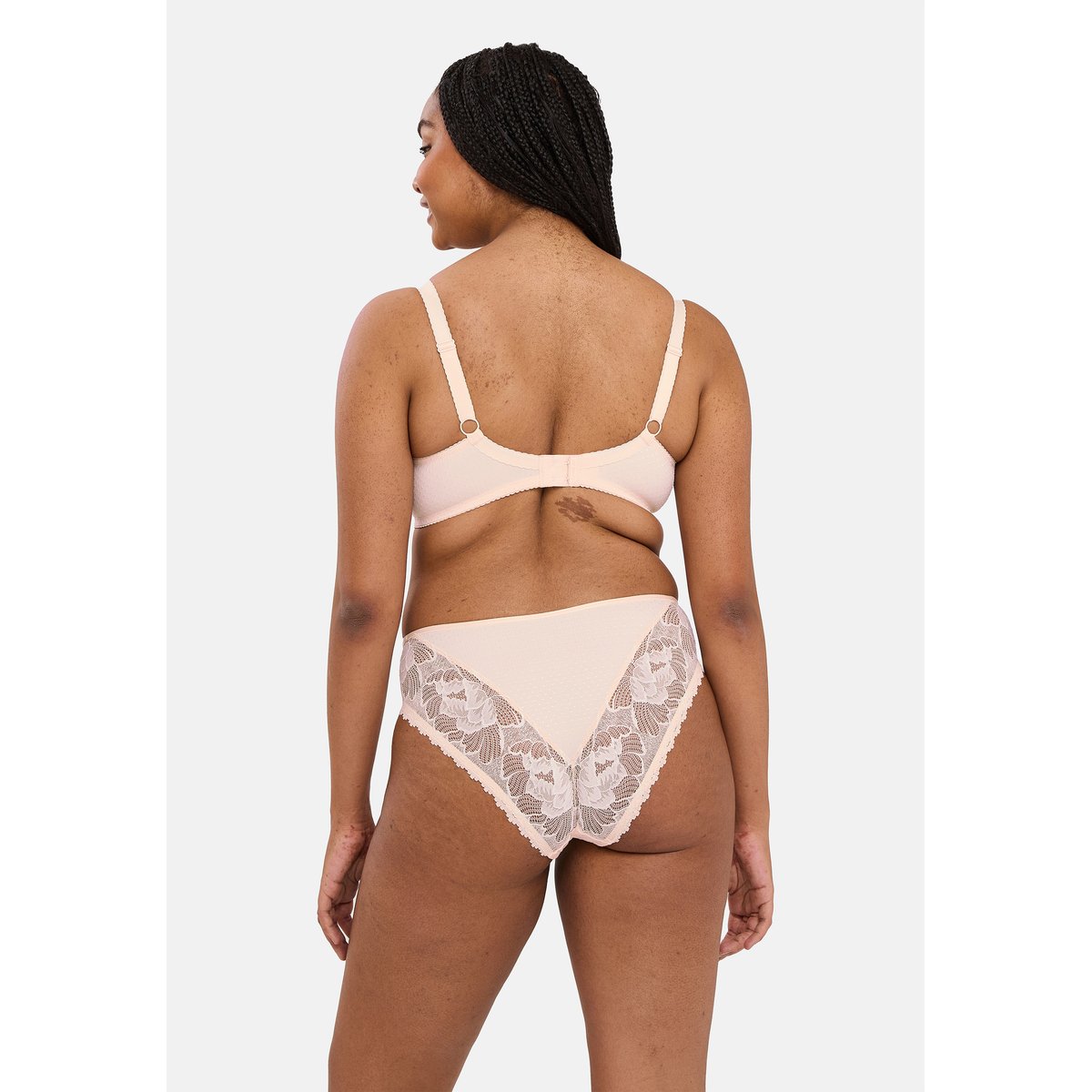Slip CAPUCINE ivoire & rose, SANS COMPLEXE