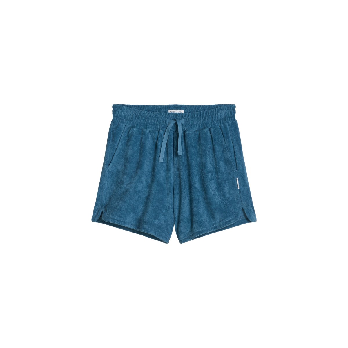 Short en éponge DfC regular en coton organique bleu moyen, MARC O’POLO DENIM