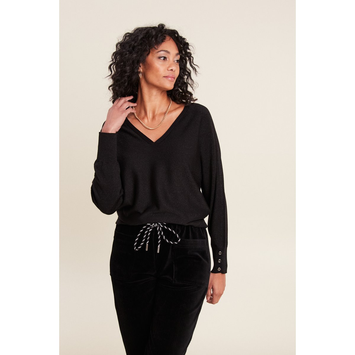 Pull manches longues noir, BREAL
