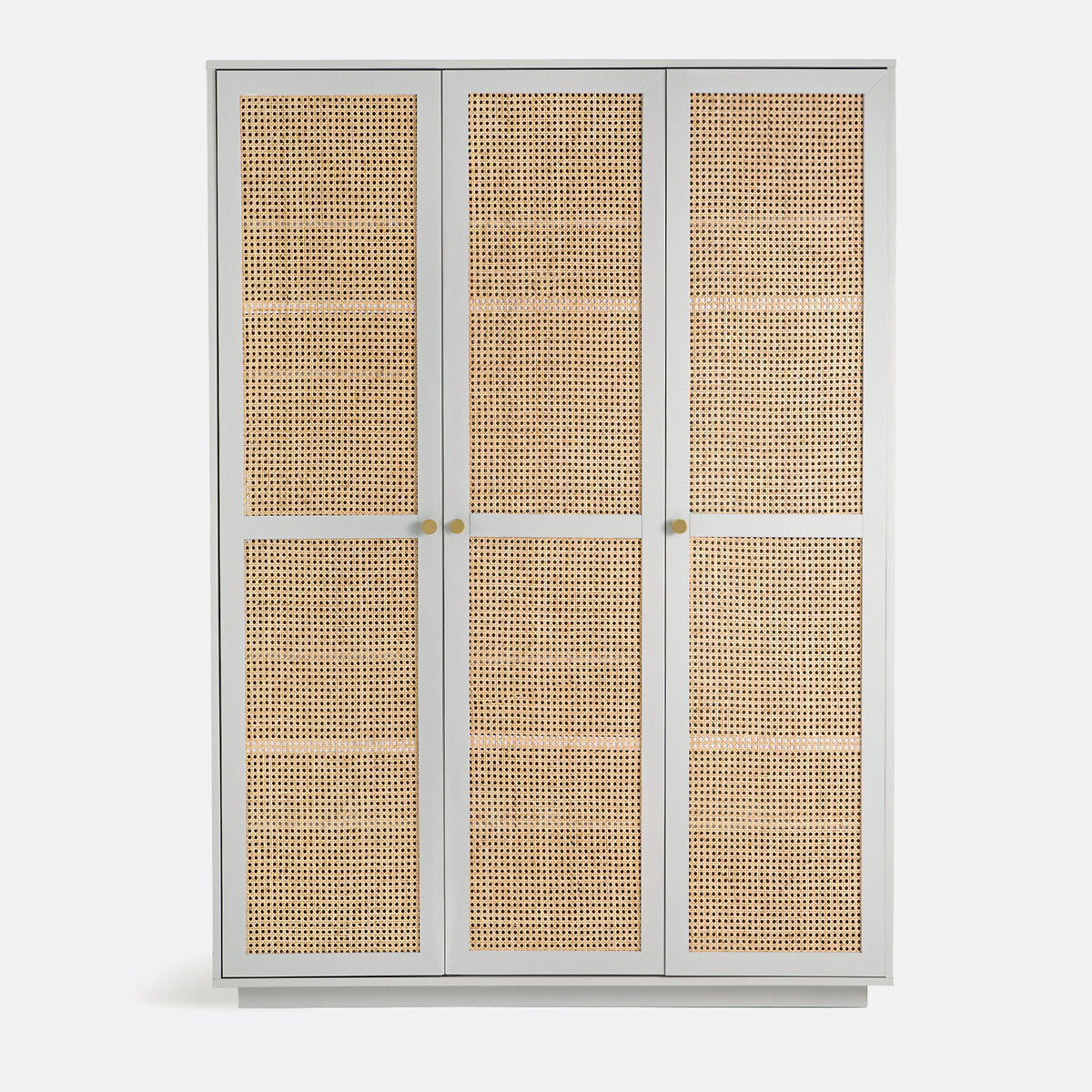 Armoire 3 portes, Paola gris/naturel, LA REDOUTE INTERIEURS