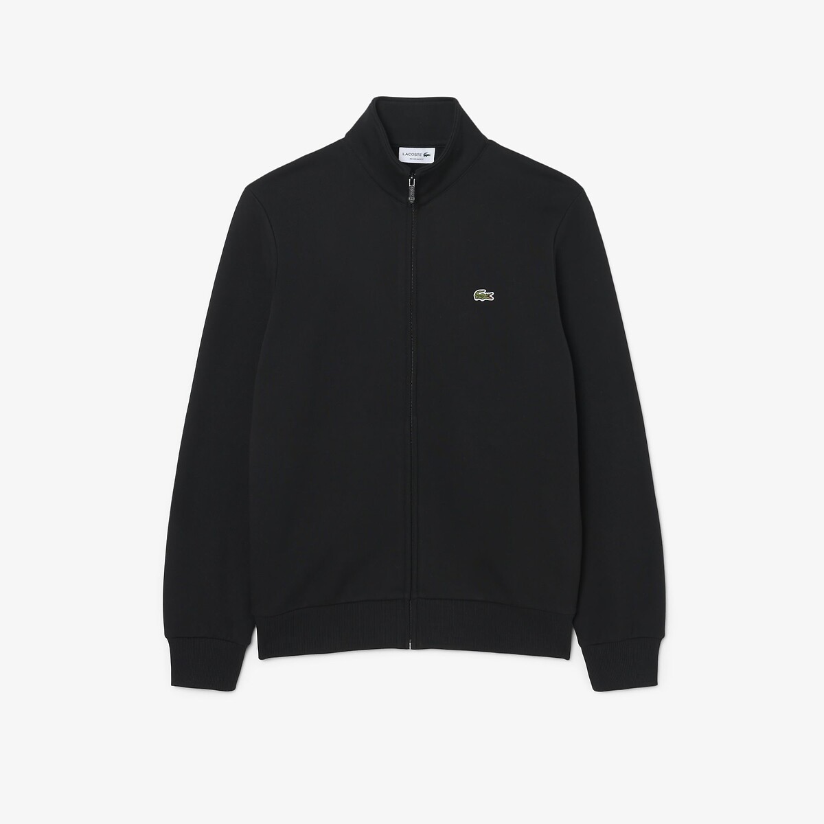 Sweatshirt zippé molleton noir-031, LACOSTE