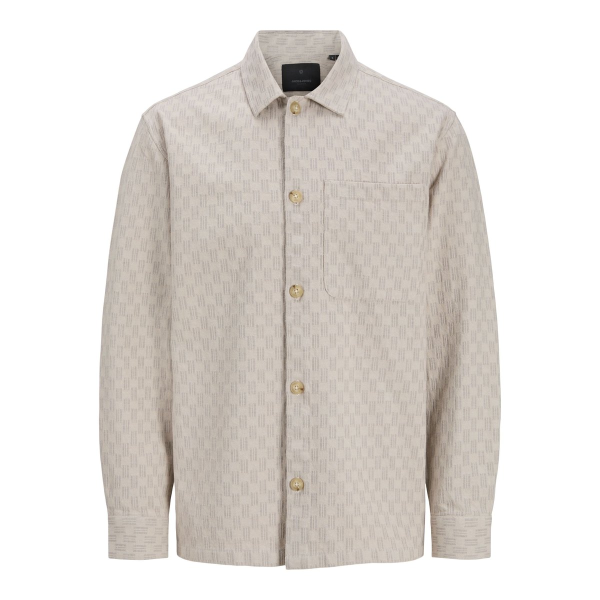 Surchemise blanche - ancient scroll 1, JACK & JONES