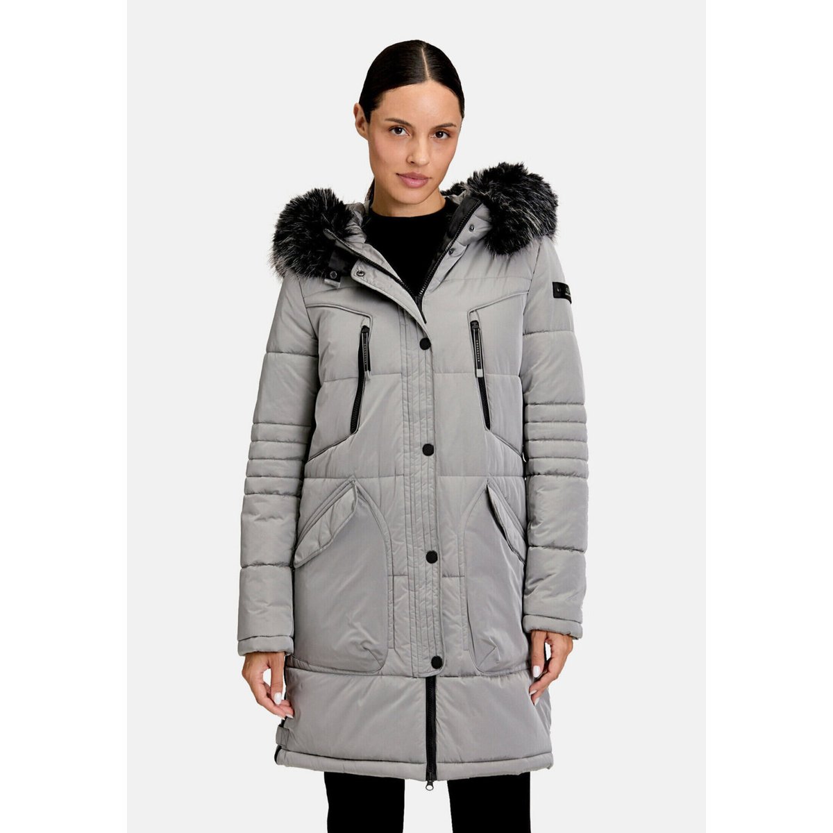 Veste matelassée à capuche quicksilver, BETTY BARCLAY