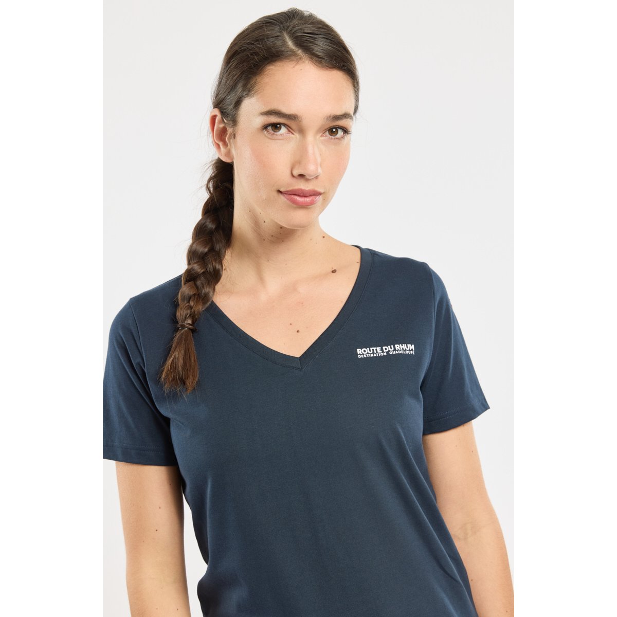 T-shirt sérigraphié en ROUTE DU RHUM décli-rich navy, ARMOR-LUX