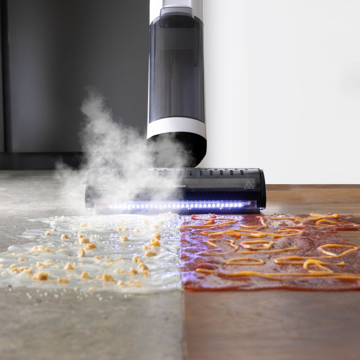 Aspirateur laveur RollySteam WD30C sans fil avec fonction vapeur couleur unique, POLTI