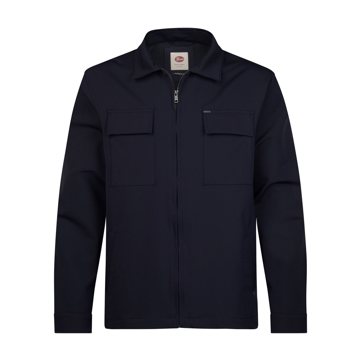 Surchemise technique à fermeture zippée millline bleu royal navy, PETROL INDUSTRIES