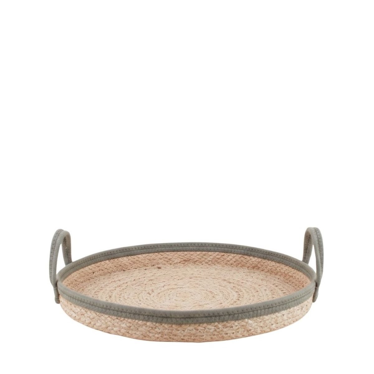 Panier rond en corde 40cm naturel, ORNAMI