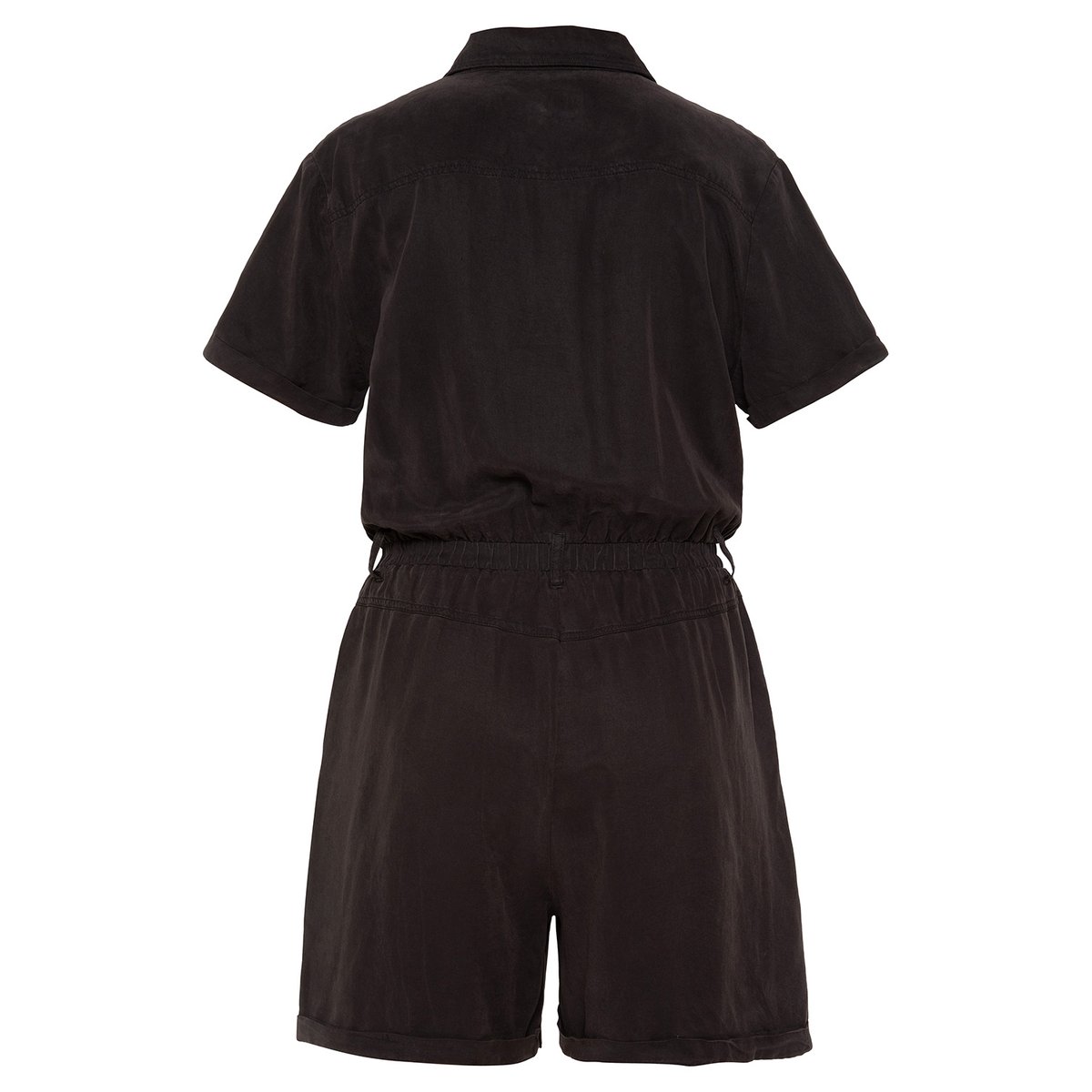 Combishort manches courtes légère en Tencel noir, SCHOTT