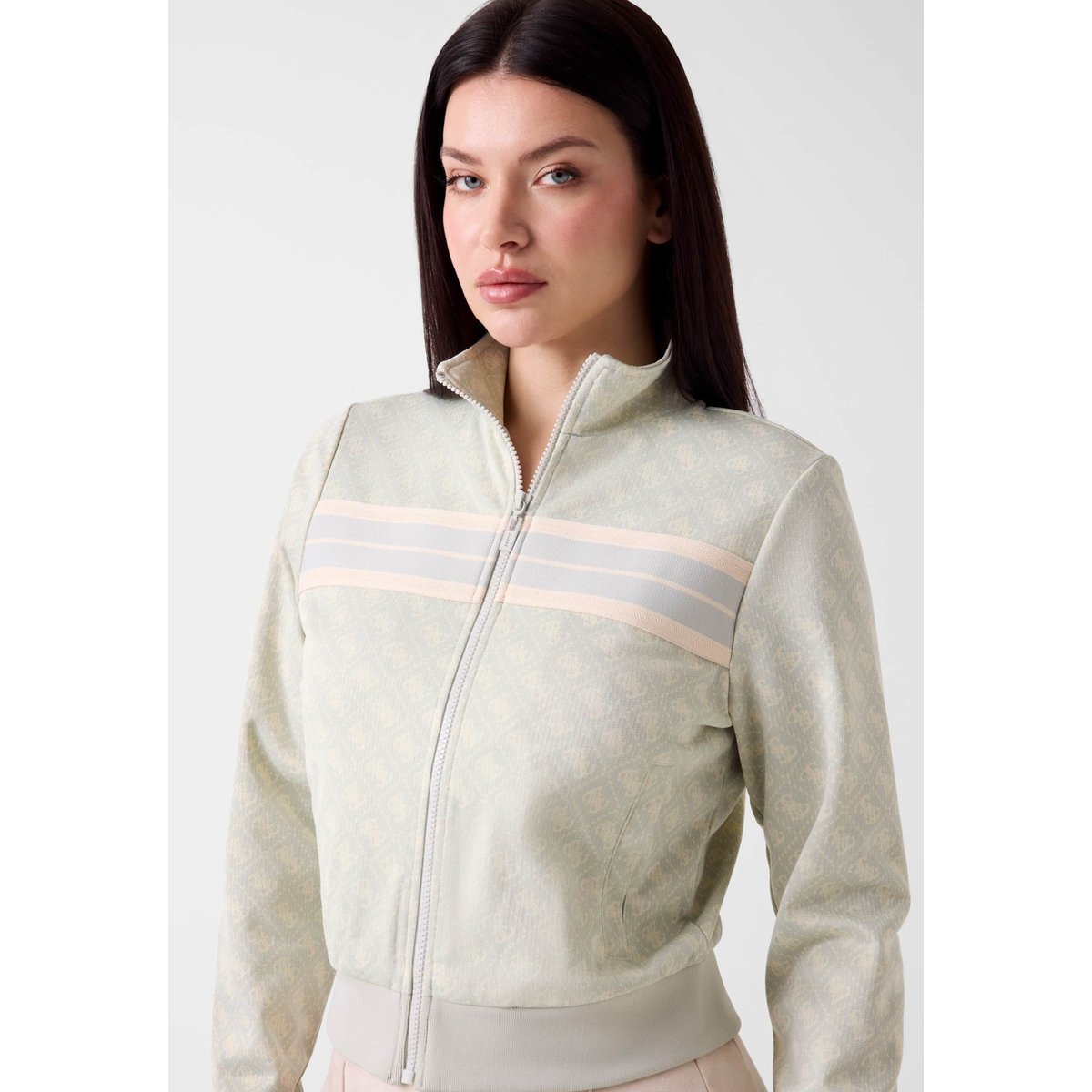 Sweatshirt Logo 4G gris multi, GUESS