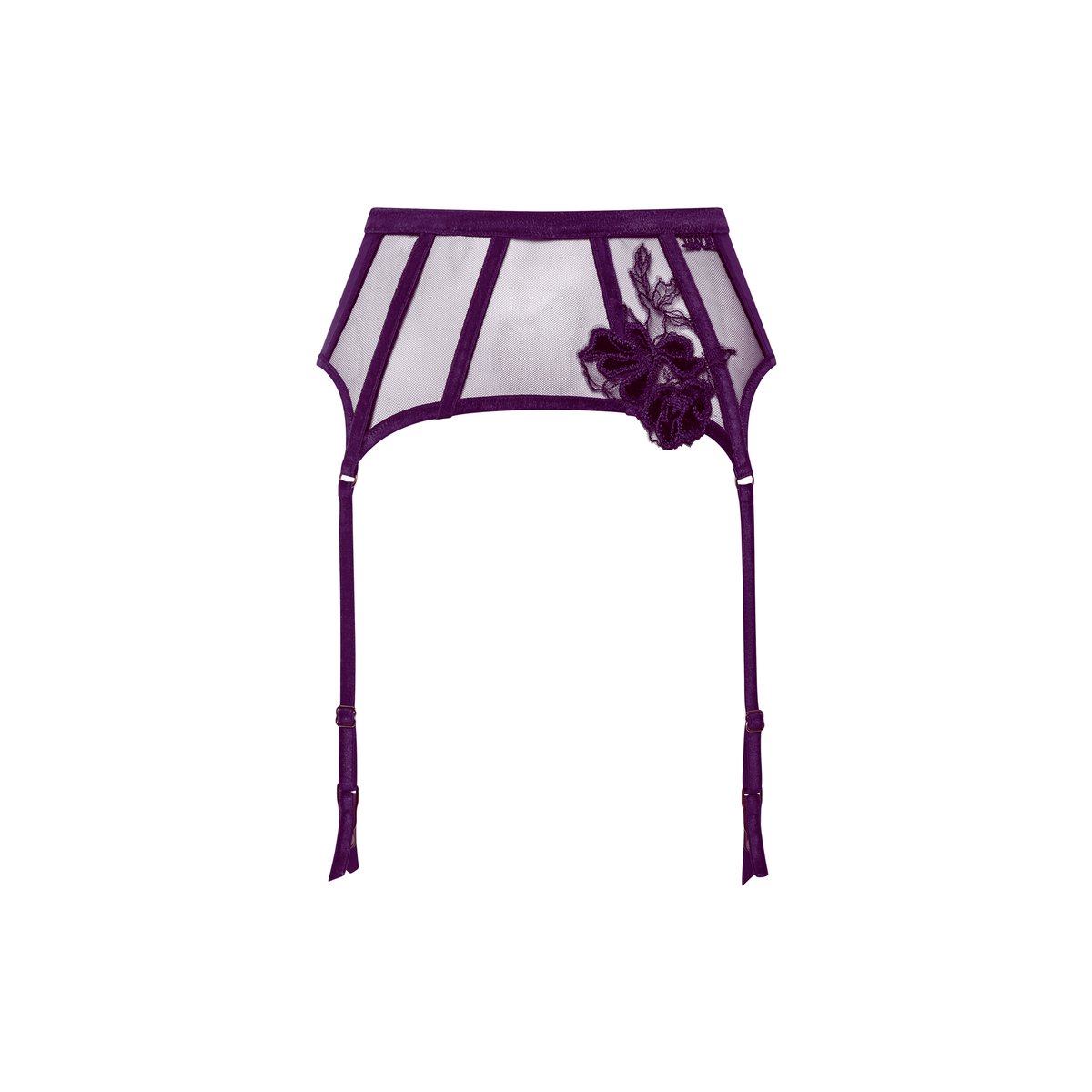Porte-jarretelles VELVET LUXE violet, LISCA