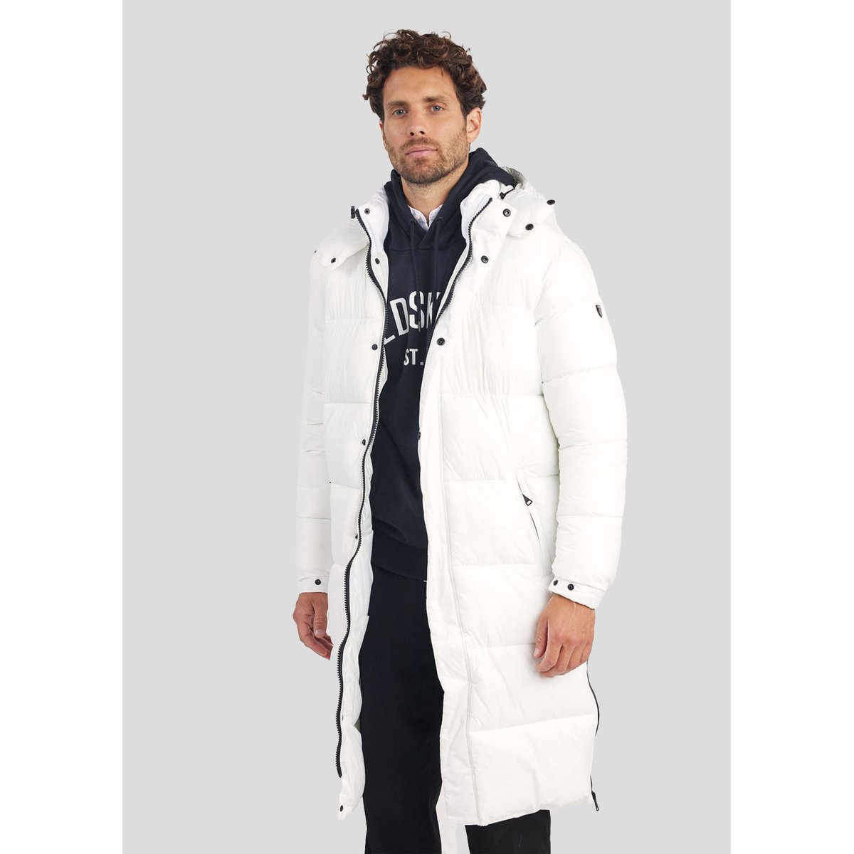 Doudoune col capuche JONES BLAWER optical white, REDSKINS