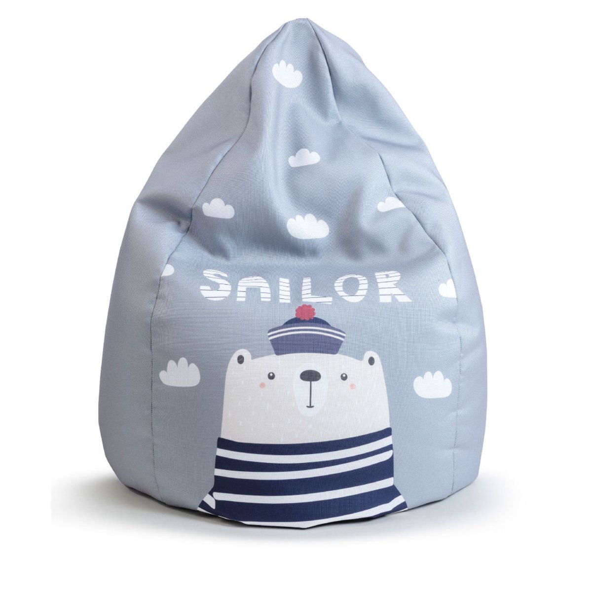 Pouf poire enfant OURSON XL multicolor, SITTING POINT