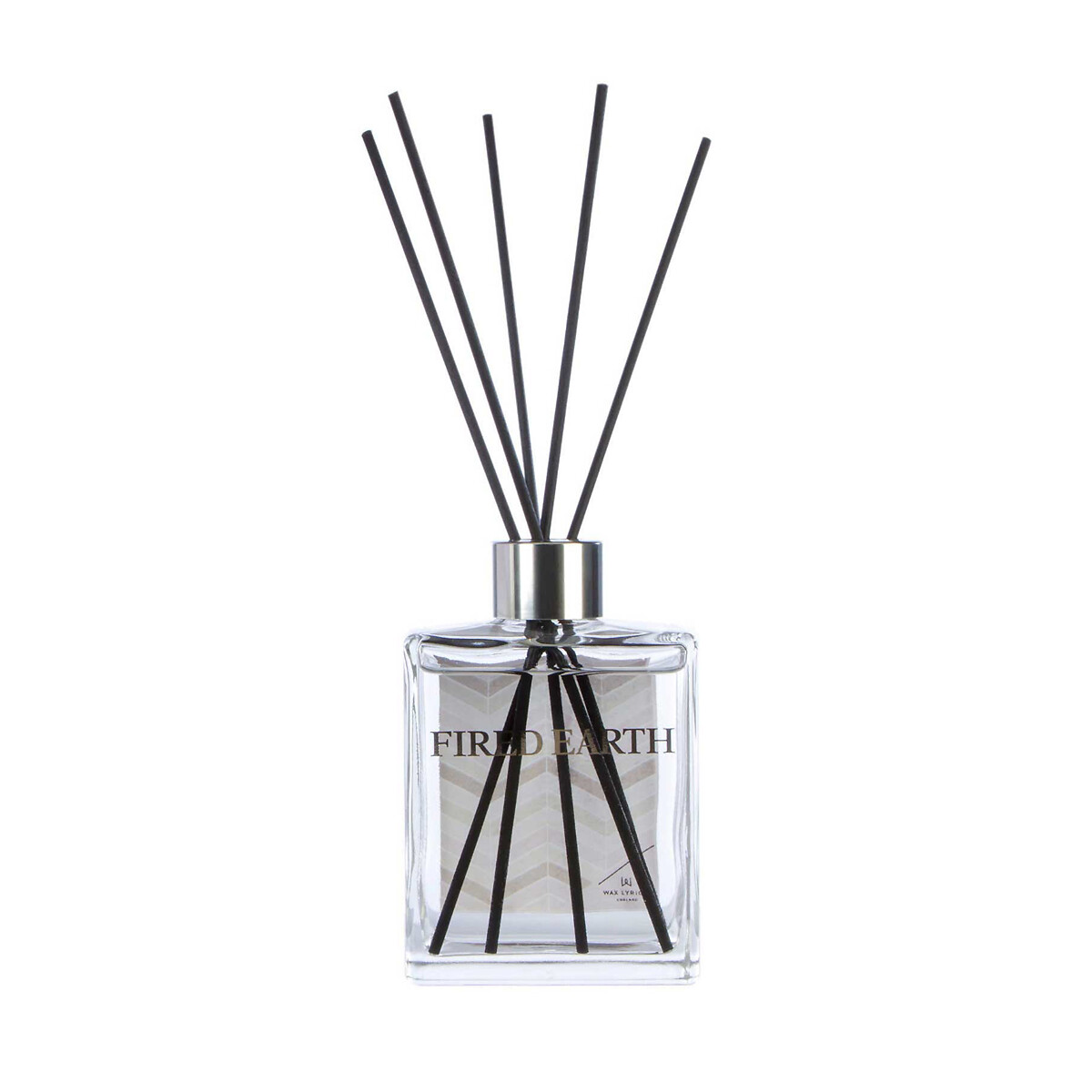 Fired Earth Reed Diffuser 180ml Darjeeling and Damask Rose transparent, WAX LYRICAL