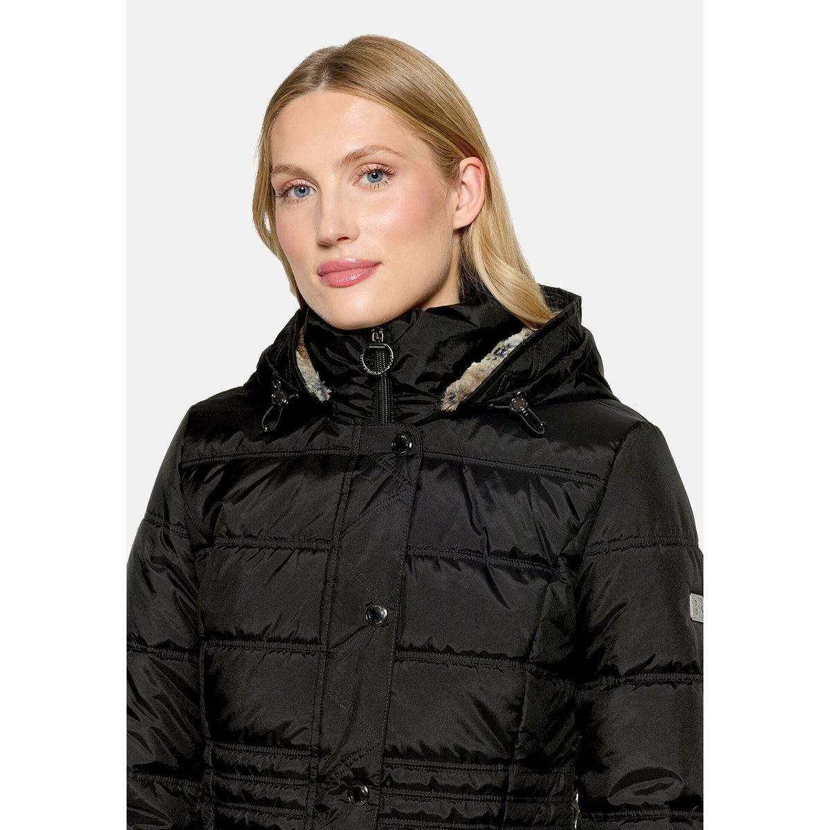 Veste outdoor à capuche amovible noir, BETTY BARCLAY