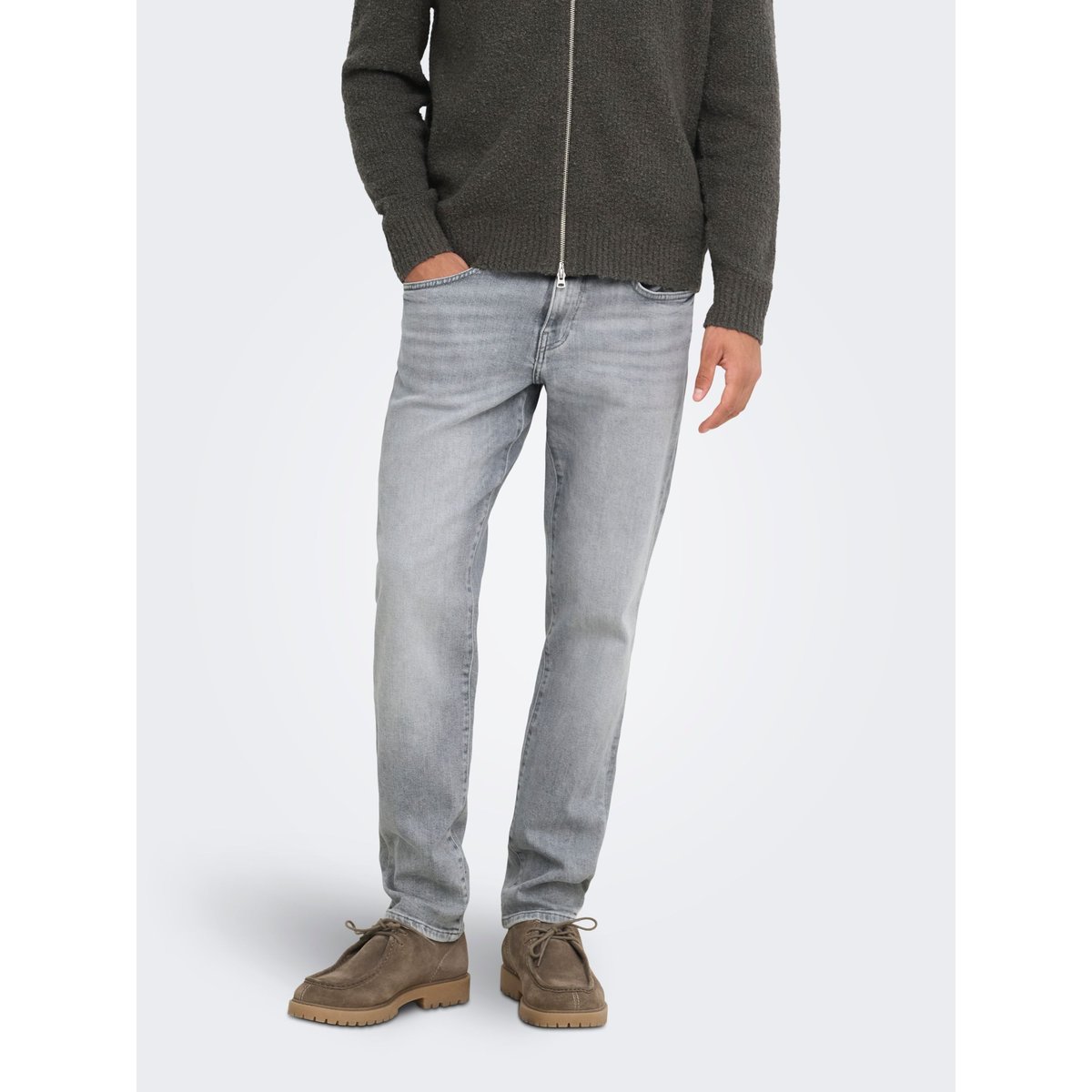 Coupe Regular medium grey denim, ONLY & SONS