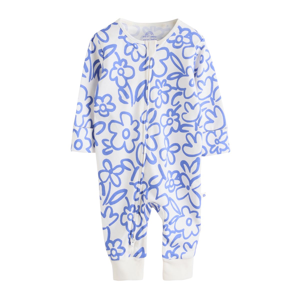 Dors-bien à zip double sens bébé, lot de 3 bleu, NEXT