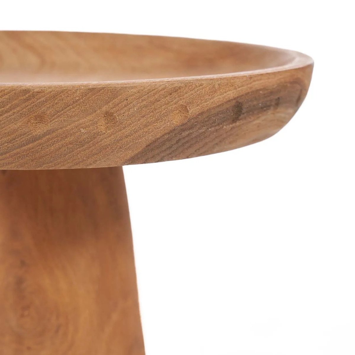Plat à gâteaux en teck KOTAK KOTAK beige, BAZAR BIZAR
