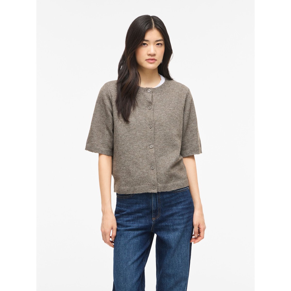 Gilet boutonné manches courtes falcon, VILA
