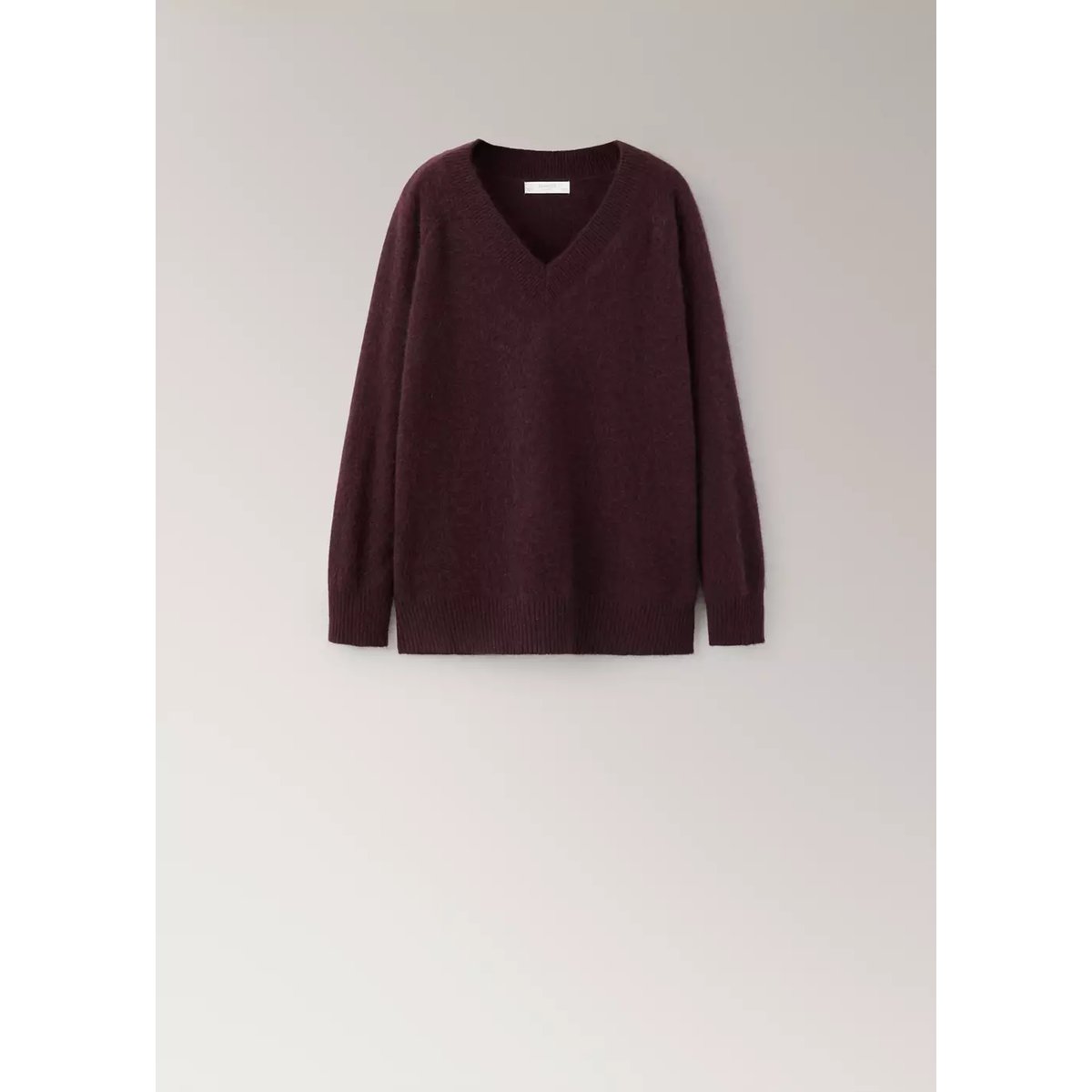 Pull pyjama 100 % cachemire bordeaux, MANGO