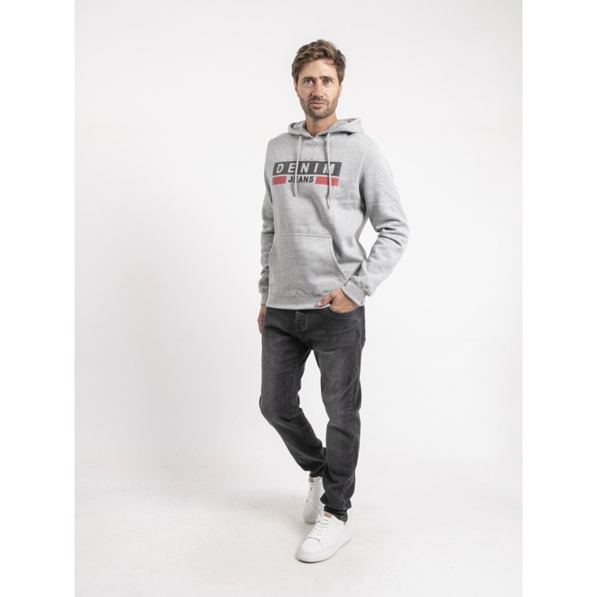 Sweat Capuche Waltazar gris, RITCHIE