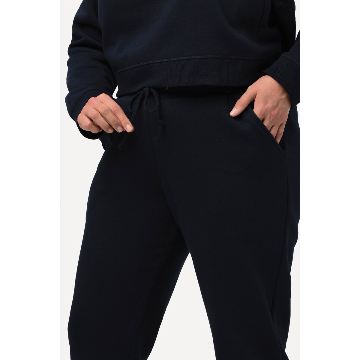Pantalon molleton, envers douillet marine, ULLA POPKEN