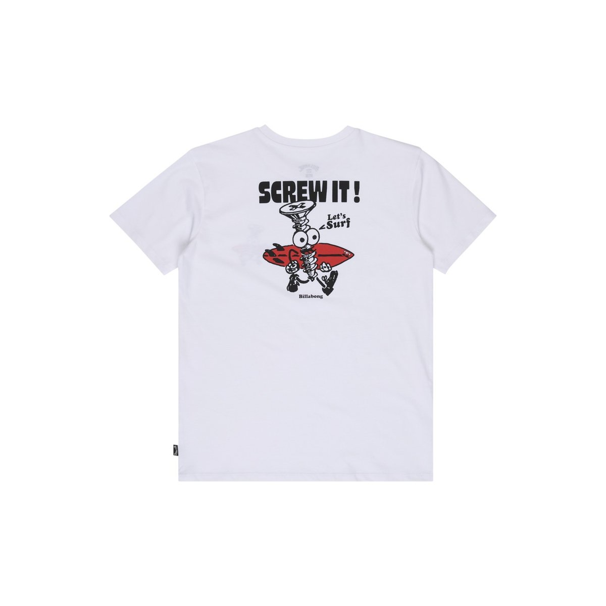 T shirt manches courtes SCREW IT blanc white, BILLABONG