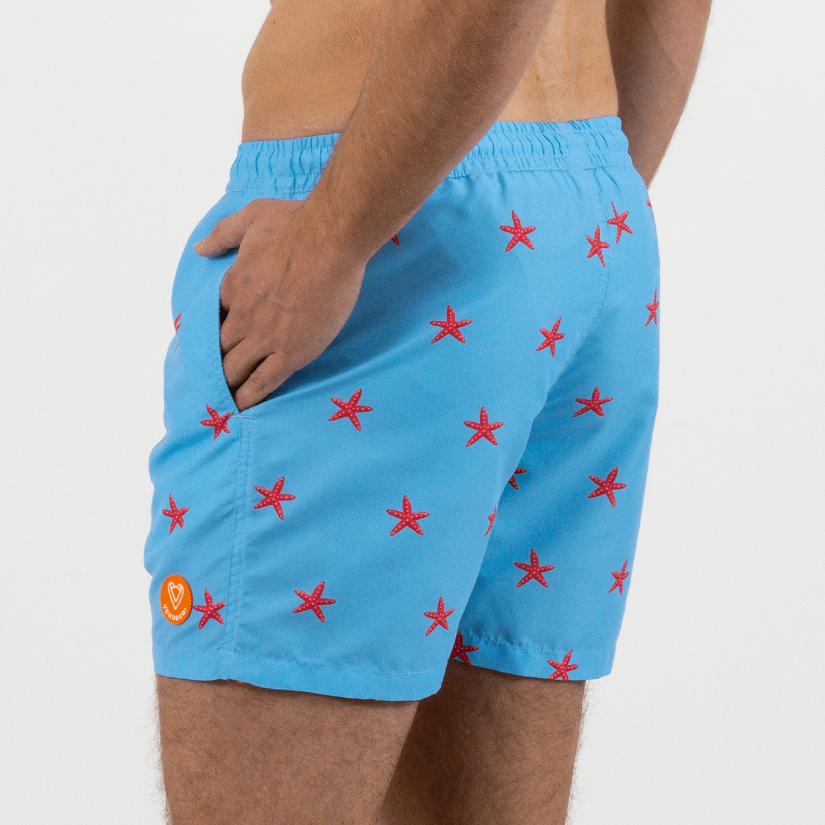 Short de bain l'ETOILE bleu ciel, VENDREDI