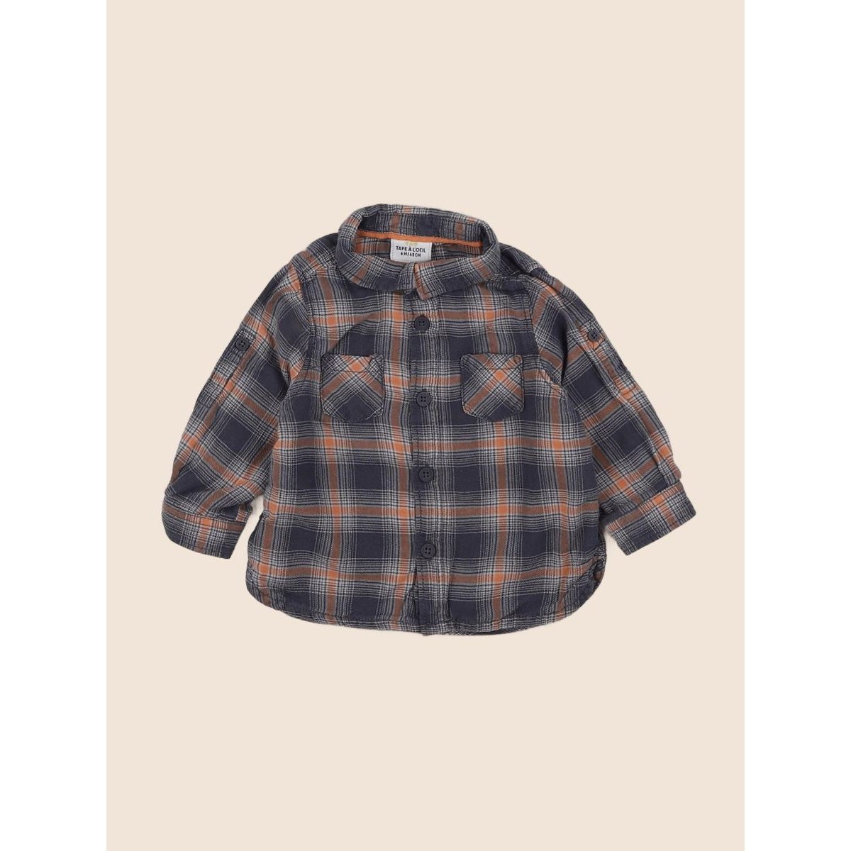 Chemise - Très bon état gris, TAPE A L'OEIL