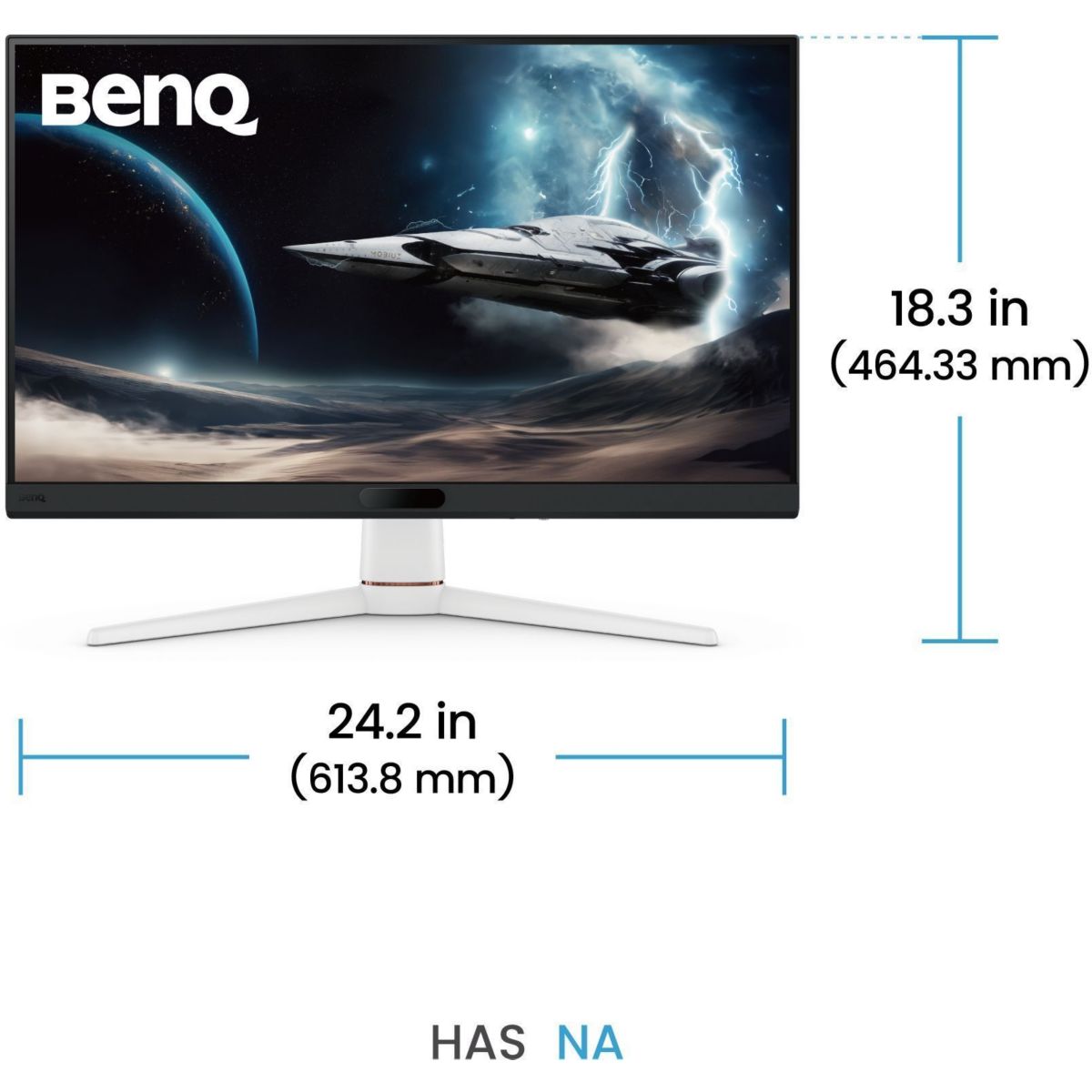 Ecran PC Gamer Mobiuz EX271 27" IPS Full HD 180 Hz HDR couleur unique, BENQ