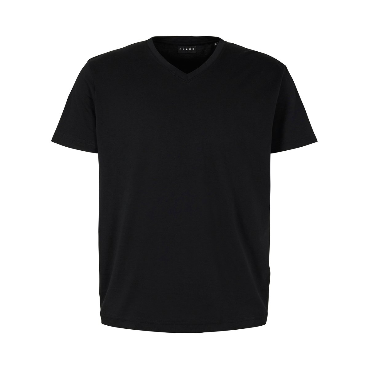 T-Shirt Essential Cotton noir, FALKE