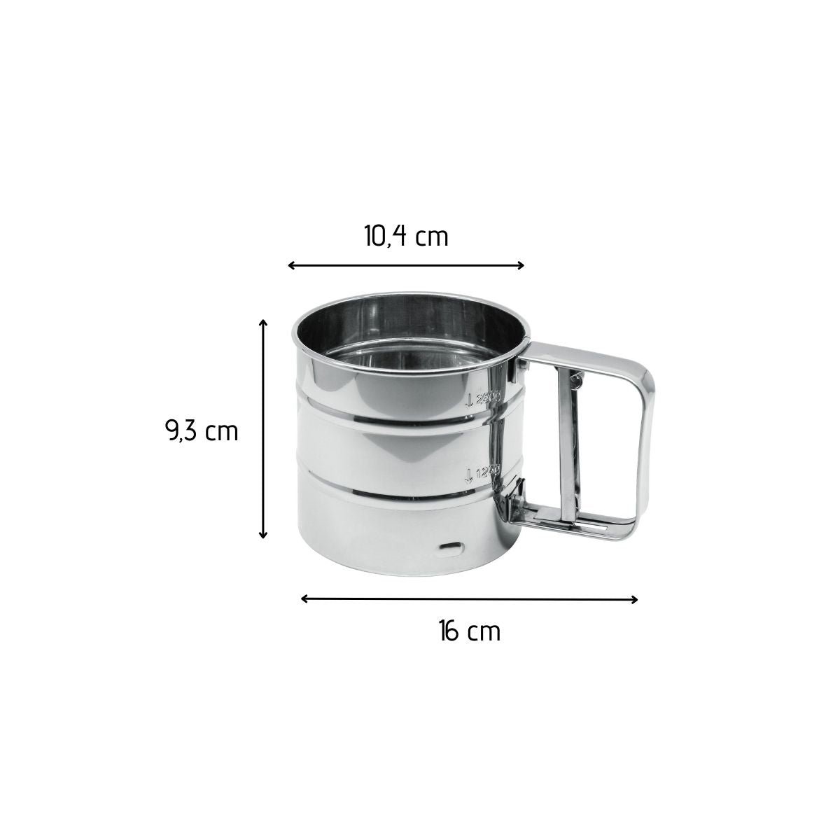 Tamis de farine gris, FM PROFESSIONAL