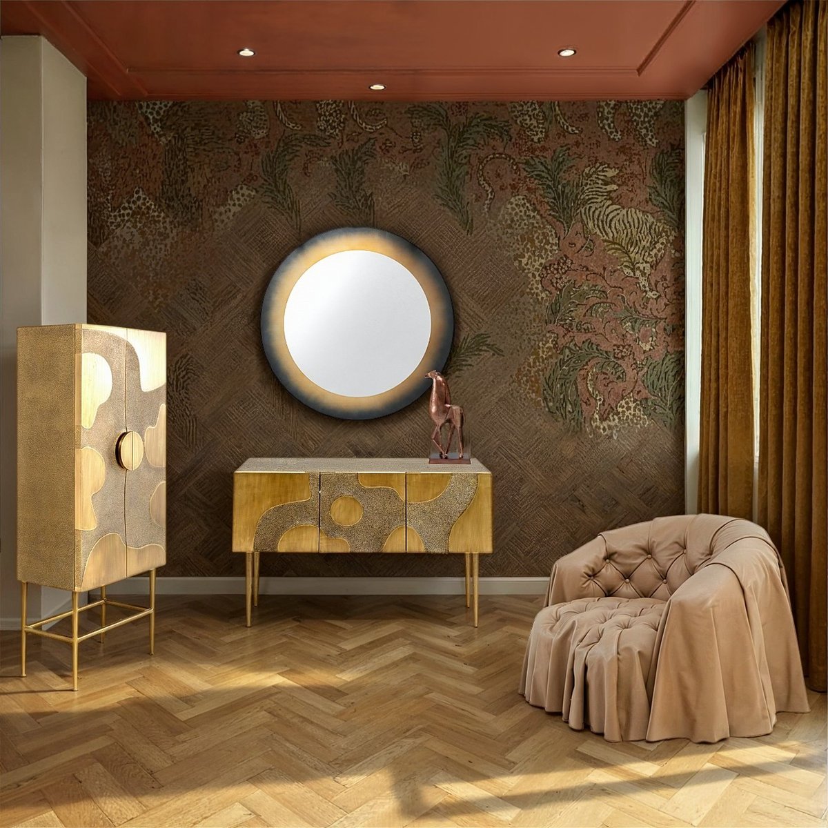 Armoire en acier, FIUME or, KARE DESIGN