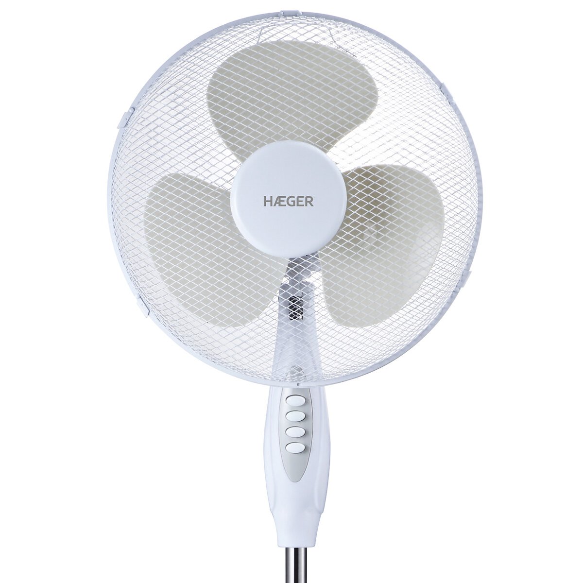 Ventoinha de pé Cross Wind, HAEGER branco, HAEGER