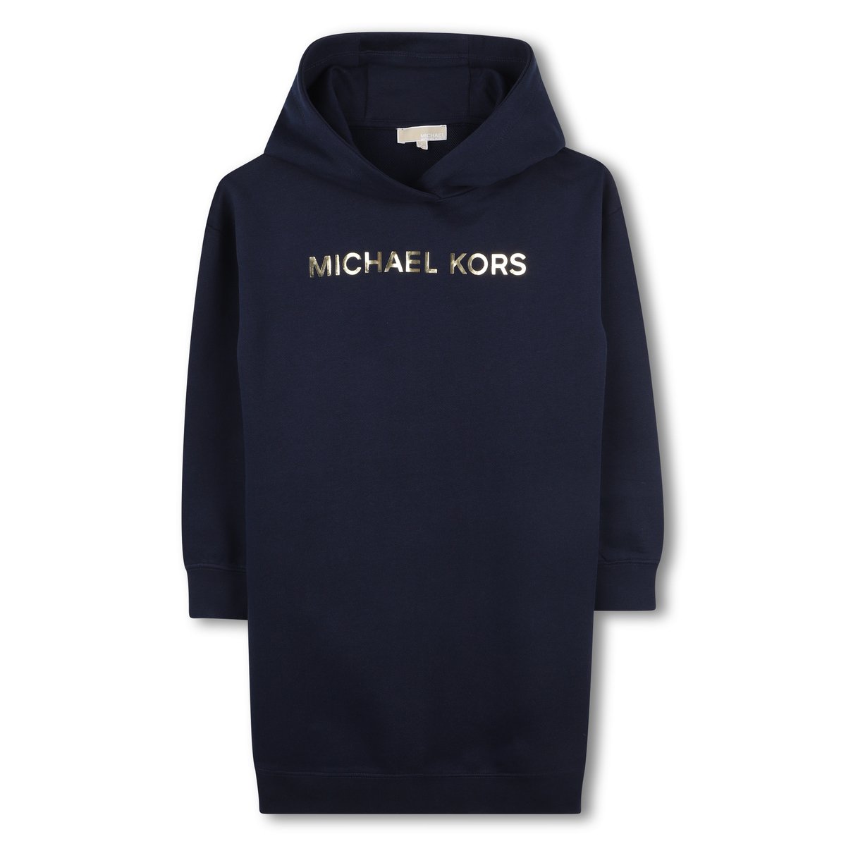 Robe à capuche en molleton bleu cargo, MICHAEL KORS