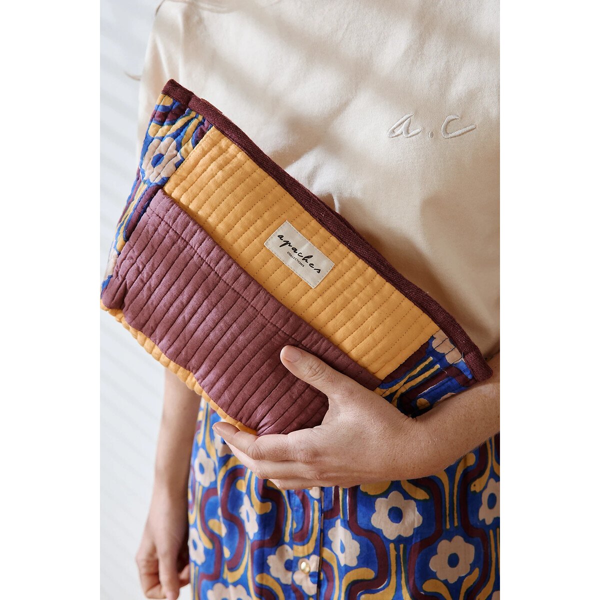 Pochette grande, PAVITRA fantasia marine, APACHES COLLECTIONS