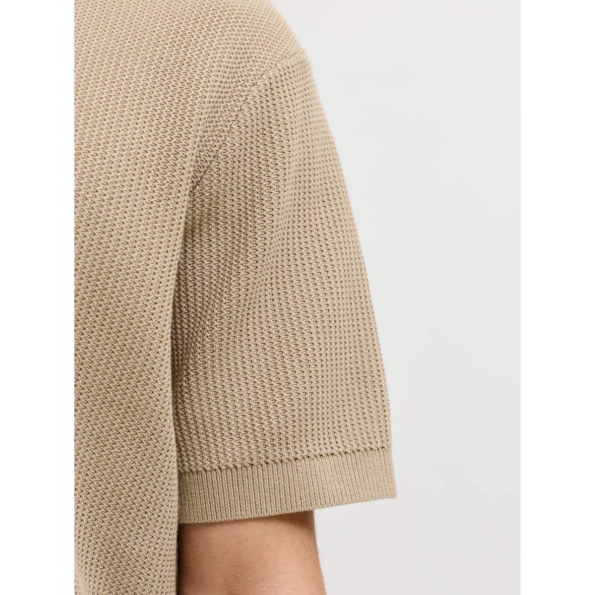 Polo Tricoté grise - crockery 1, JACK & JONES