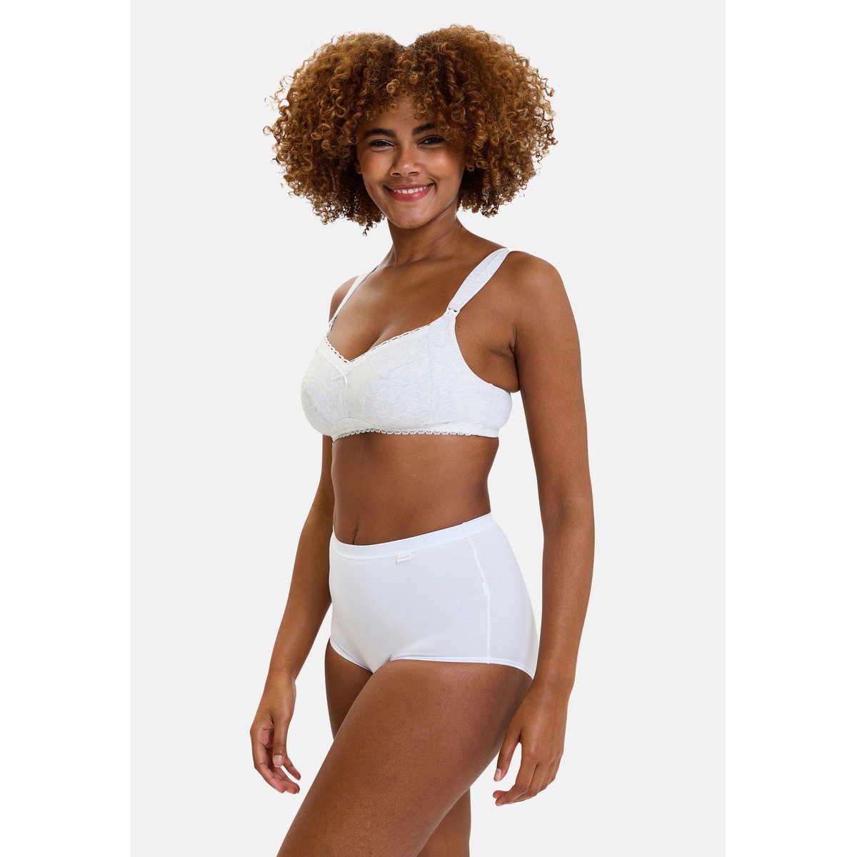 Soutien-gorge Sans Armature Allaitement New Calin gris chiné, SANS COMPLEXE