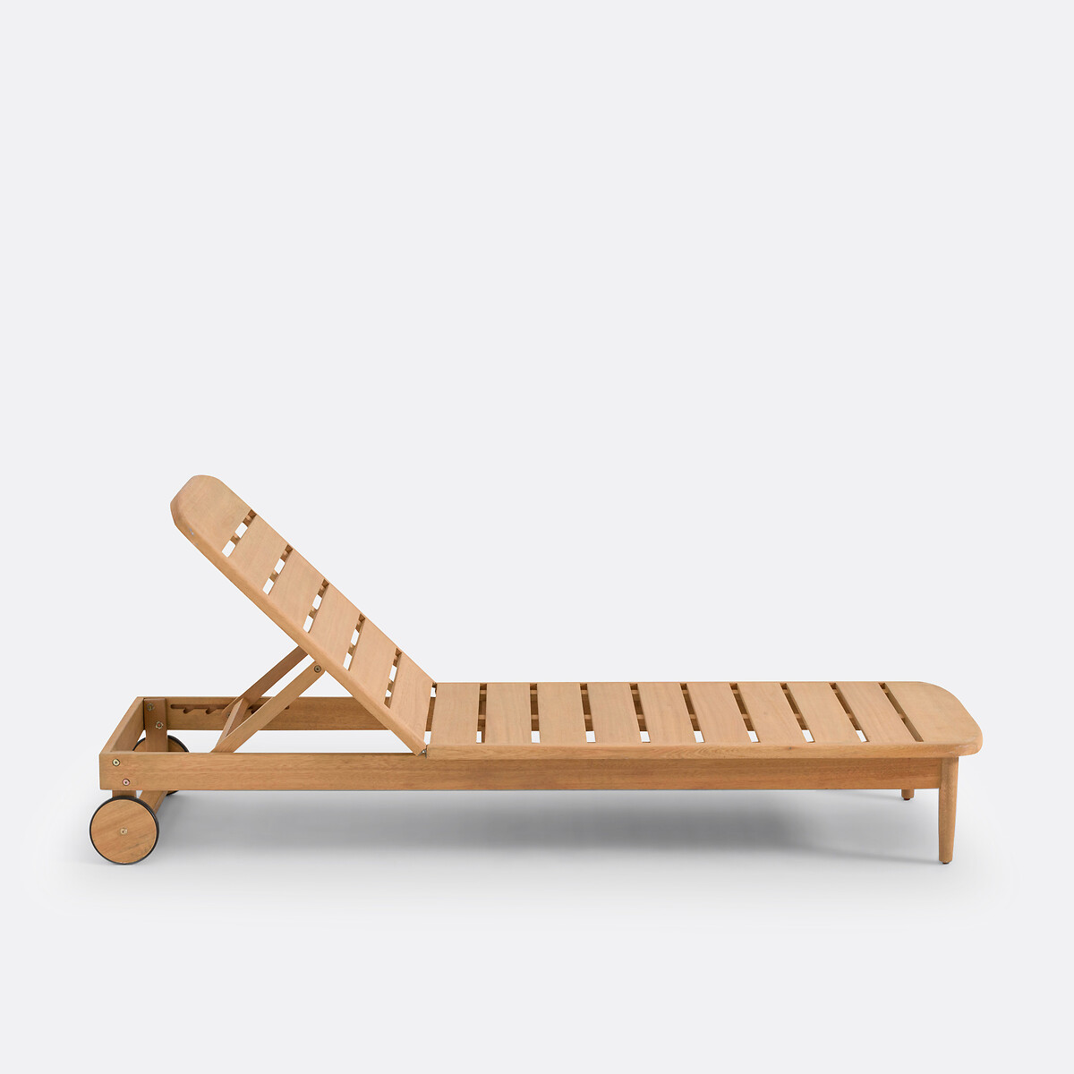 Lettino prendisole in eucalipto, Oliver beige, LA REDOUTE INTERIEURS