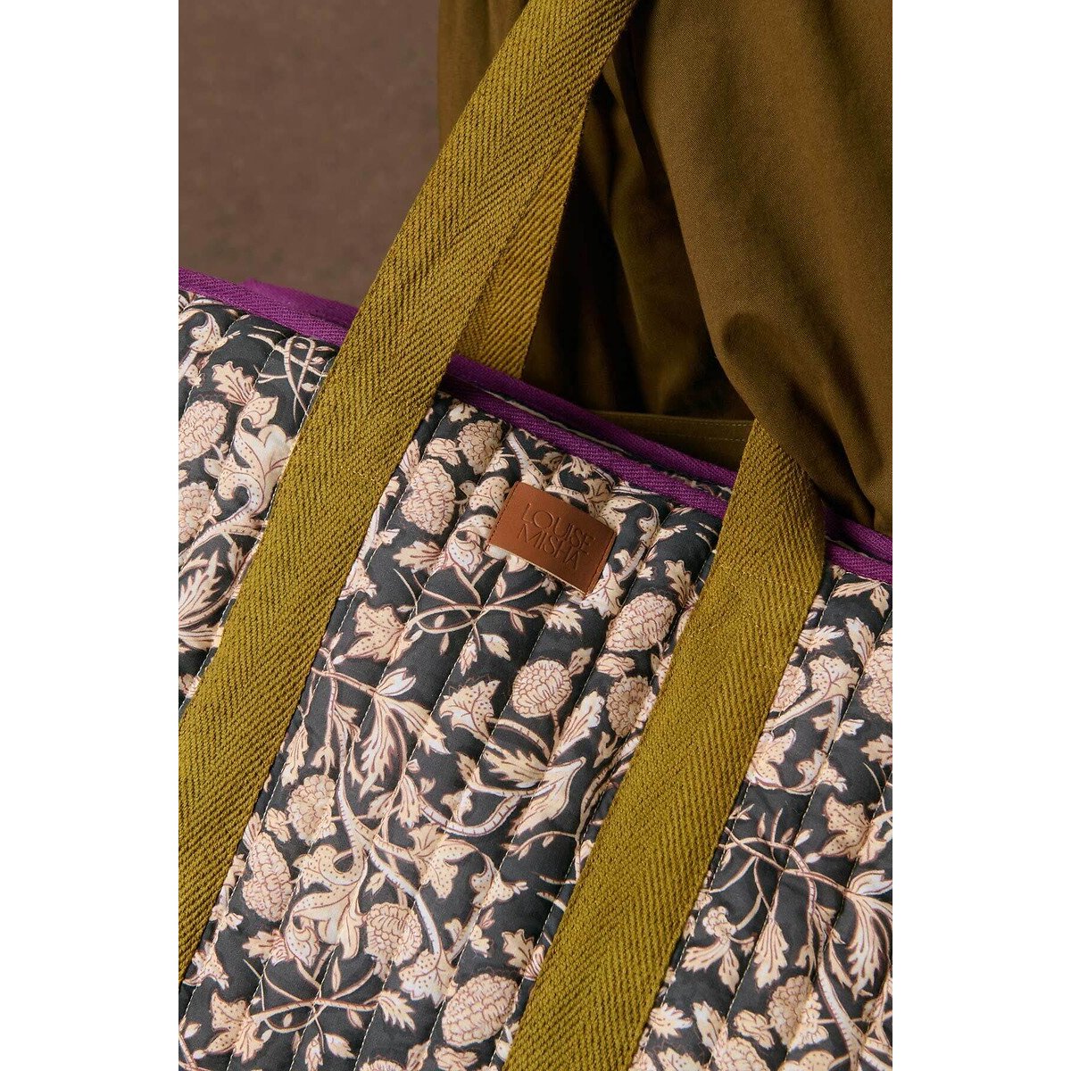 Borsa 36 ore, LILIO fantasia beige/nero, LOUISE MISHA