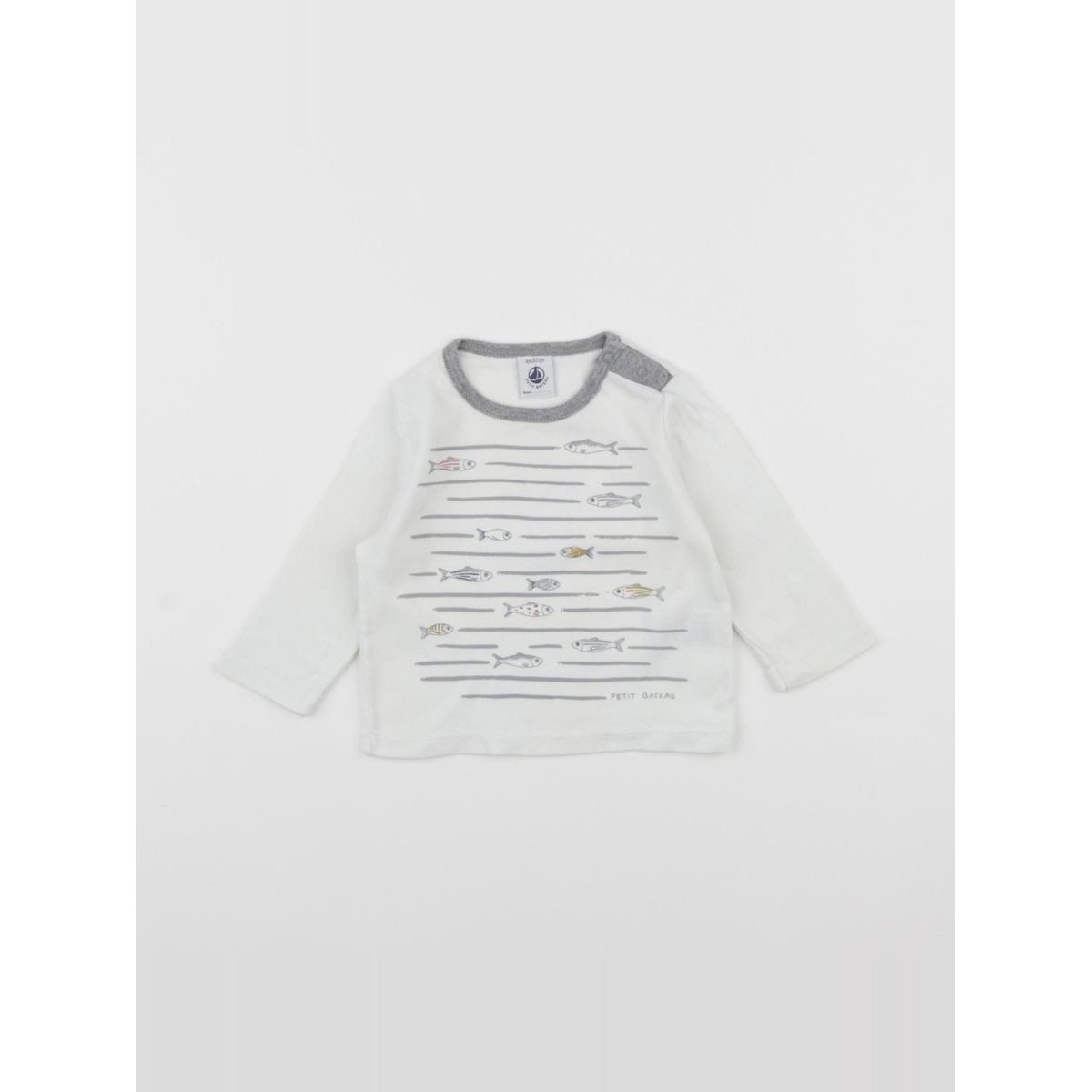 Tee-shirt - Très bon état bleu, PETIT BATEAU