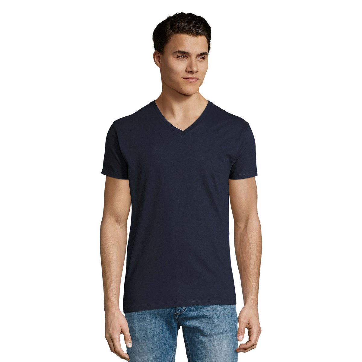 T-shirt IMPERIAL bleu marine, SOLS