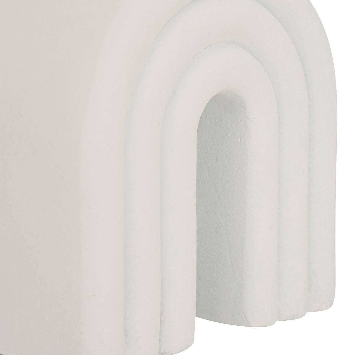 Bougie parfumée forme arche ORAN blanc, ATMOSPHERA